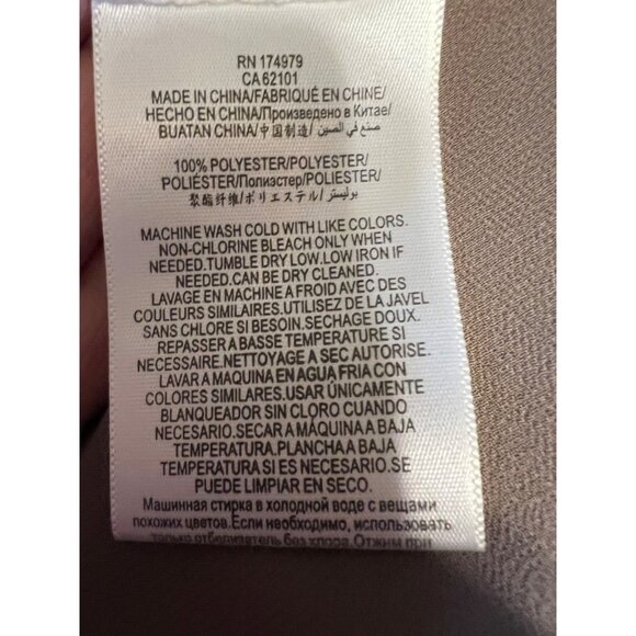 BCBGMaxAzria LISSA Midi Dress S Small Brown Washable Fairy Whimsigoth $228 NEW - Picture 9 of 11